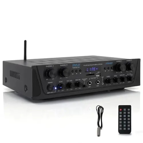 Pyle Ampli Karaoké Bluetooth 500W