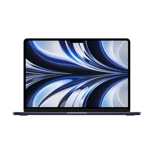 Apple MacBook Air 2022 Avec M2 Chip (13-pouce, 16GO de RAM, 512GO de mémoire SSD) (AZERTY Français) Minuit (Reconditionné)