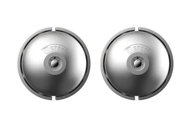 UFO Kit Double Serrure Antivol pour Véhicule Utilitaire avec Fermeture Débrayable, Nickel opaco
