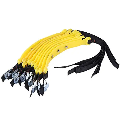 10er-Pack Universal Schneeketten für PKW, LKW, SUV - Passend für 185mm-225mm Reifen - Verbesserte Traktion auf Schnee und Eis