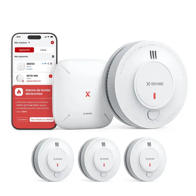 X-Sense SD19-MN31 Détecteur de fumée connecté