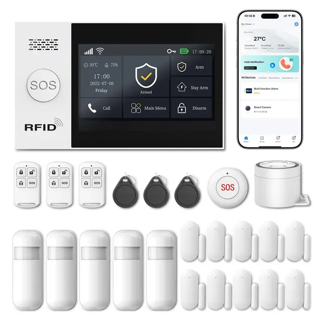 LWOHSI Alarme Maison 4G/WiFi