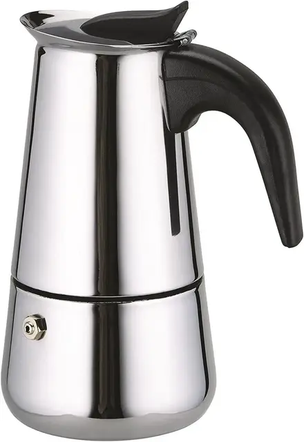 HOME SOLAZZIA Cafetière Moka Inox 9 Tasses