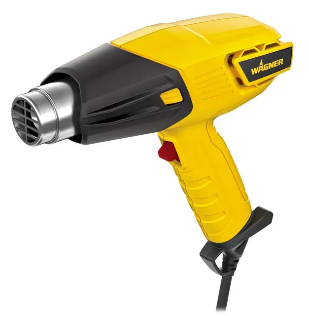 WAGNER Pistolet à air chaud Furno 300 - Jaune - max. 575 degrès C, 1600 W, débit d'air 675 l/min, poignée ergonomique