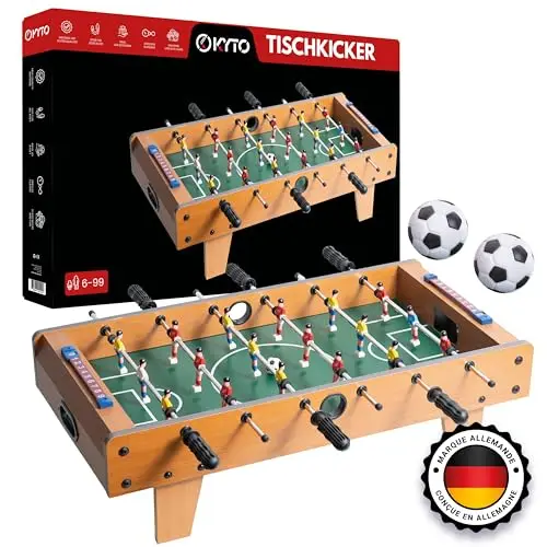 Kyto Baby-foot de table pour enfants et adultes - 70 x 35 cm