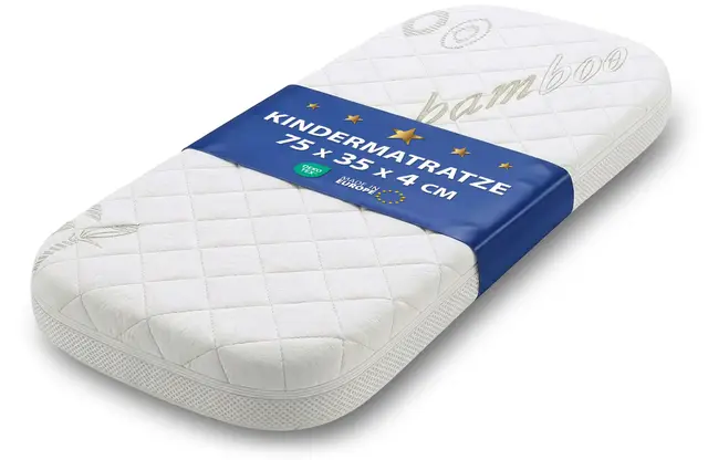 Totsy Baby Matelas Bebe - Premium pour lit Bebe Berceau couffin nacelle et Lits Parapluie 35 x 75 avec Housse Enfant Protection Contre l'humidité Oeko-Tex