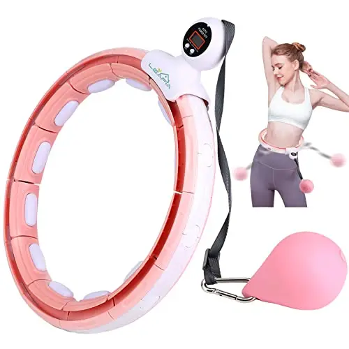 LEAFIA Cerceau Hula Hoop Fitness Magnétique 16 Sections