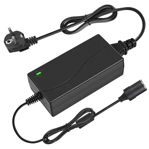 Adaptateur Allume Cigare Secteur, 5A/60W Convertisseur 220V 12V, Transformateur 220V 12V Allume Cigare, avec Prise Allume-Cigare, pour Voiture Réfrigérateur, Gonfleur Pneu, Aspirateur et Glacière