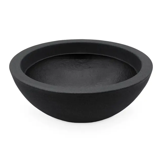 Spetebo Jardinière en plastique, anthracite, 52 x 20 cm, pot de fleurs, pot de plantes, pot de fleurs