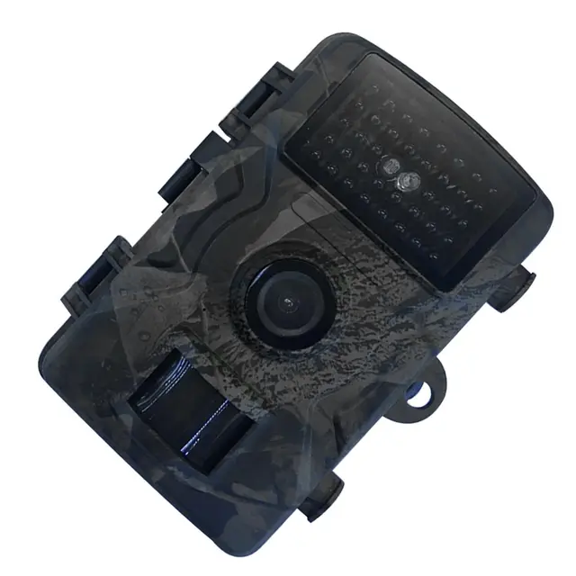 Caméra de Chasse Vision Nocturne Animaux 12mp 1080p Étanche Écran 2 Pouces et 26 LED Infrarouges pour Observation en Forêt