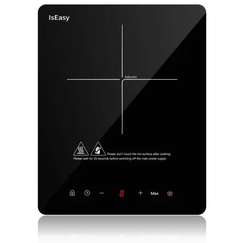 IsEasy Plaque à Induction Portable 2100W 28cm