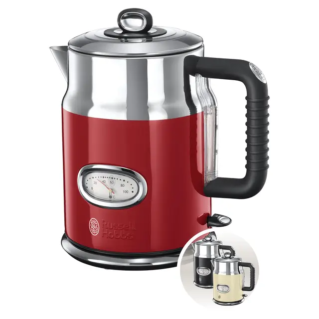 Russell Hobbs 21670-70 Bouilloire rétro rouge
