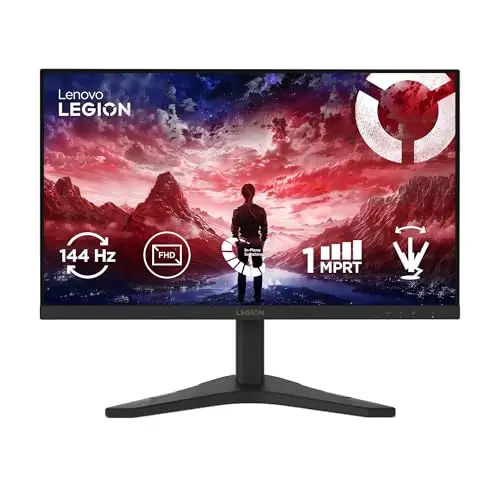 Lenovo Legion R24s - Écran 23.8'' (FHD, IPS, 144 Hz, 1 ms, HDMI+DP, Cable DP) - Noir (New)