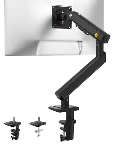 NB Ergonomic Bras pour écran de 17" à 32", Montage mécanique à Ressort jusqu'à 9 kg, VESA 75/100 mm Support pour écran A5 (Noir)