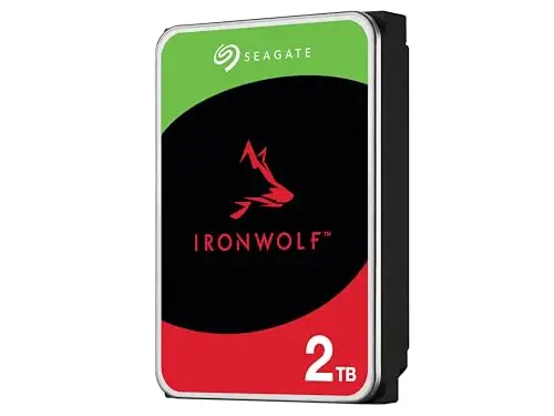 Seagate IronWolf 2TB 256MB 3.5 Zoll SATA 6Gb/s Interne CMR NAS Festplatte