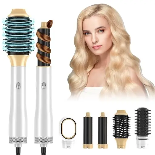 Anluomafuy JS01 Brosse soufflante 5 en 1