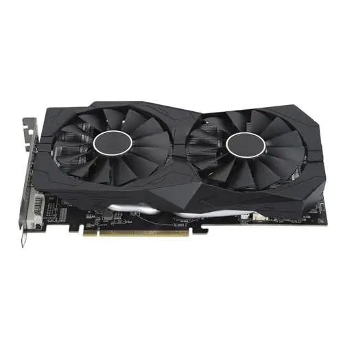 AMD Radeon RX 580 8GB GDDR5 Carte Graphique 256 Bits 2048SP PC Gaming avec PCI Express 3.0 X16, 3 x DisplayPort, 1 x DVI, 1 x HDMI, Dual Fan, pour Ordinateur de Bureau