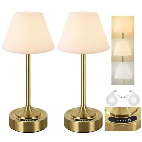 OUTON Lampe de Table LED Sans Fil