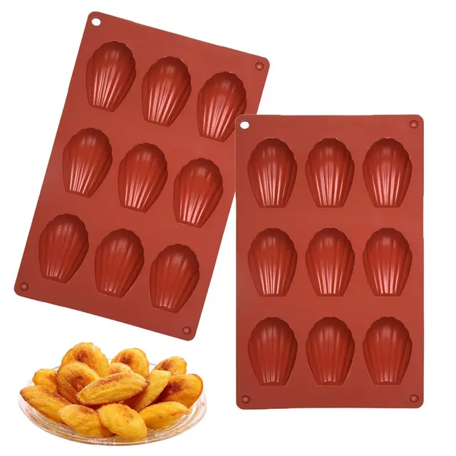 Cylocrya Moules à Madeleine Silicone