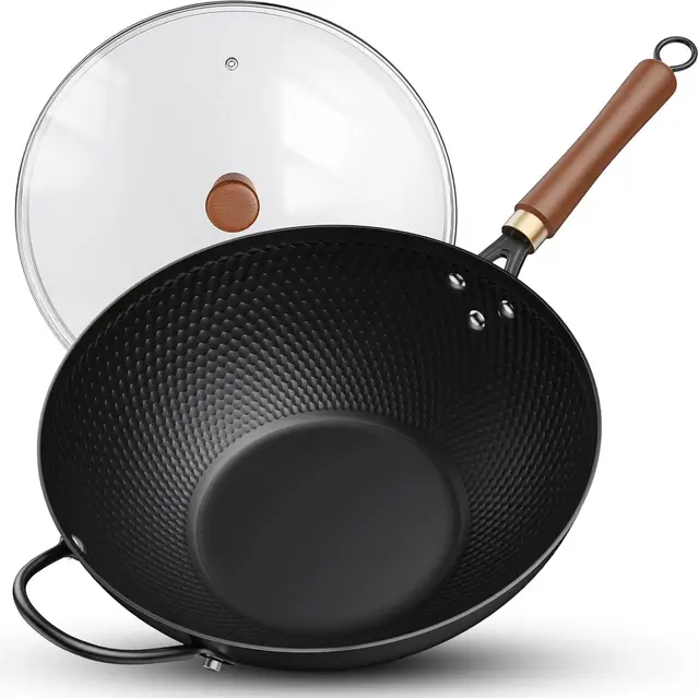 Jobin Wok 33 cm Acier Carbone