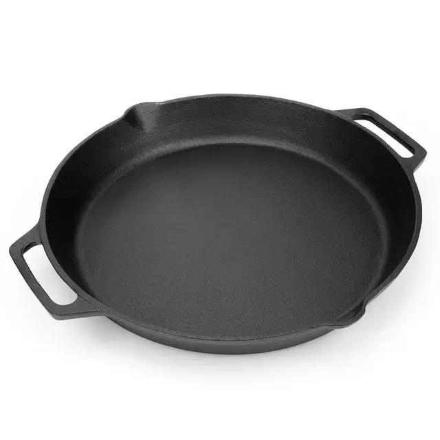 Onlyfire Poêle à Frire Fonte 35 cm