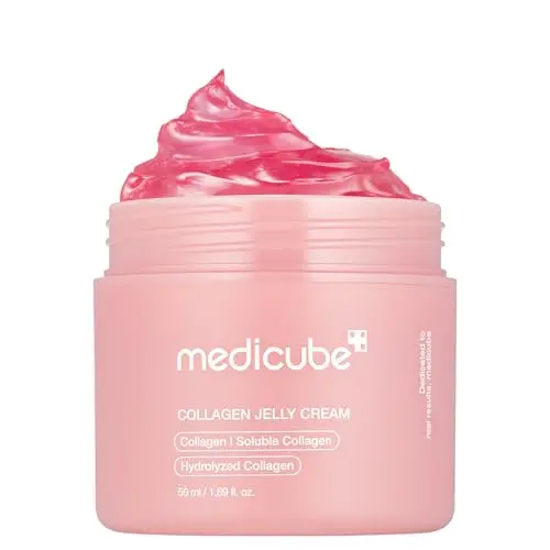 medicube - Crème Gelée Repulpante au Collagène - Niacinamide & Collagène Lyophilisé - Soin Raffermissant | Boost d'hydratation barrière cutanée & Éclat 24h | Skincare Coréenne - 50ml
