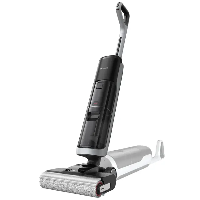 dreame H14 Pro Aspirateur Laveur Sec Et Humide, Design Plat à 180°, Nettoyage de la Brosse à 60 °C, Séchage en 5min, Distribution Automatique de la Solution, Contrôle par Application, 18 000 Pa