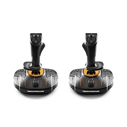 Thrustmaster T.16000M Space Sim Duo Stick - Double joystick ambidextre avec technologie HEART HallEffect AccuRate pour PC