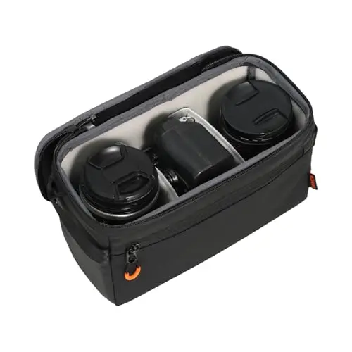 TARION Insert pour Sac Appareil Photo - Sac Intérieur Rembourré Avec Couverture Amovible & Cadre métallique (XS)