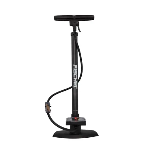 Fischer Fahrrad 85580 Profi Pompe à Pied, Argent
