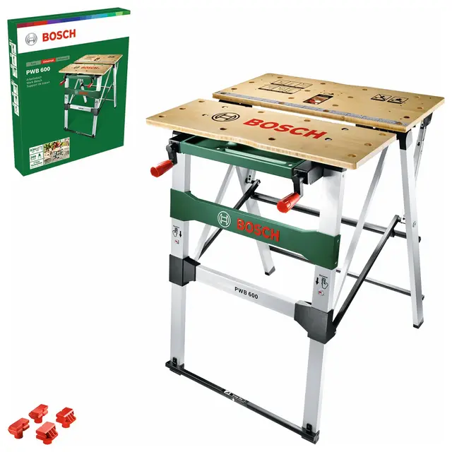 Bosch établi PWB 600 (4 mâchoires, Carton, capacité de Charge Maxi : 200 kg)