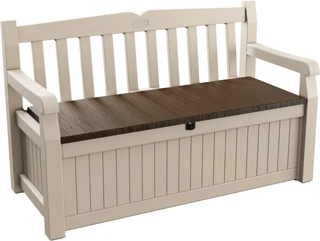 Keter Eden Banc Coffre de Jardin 265 L