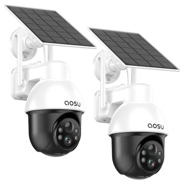 aosu 3K Caméra de Surveillance Solaire