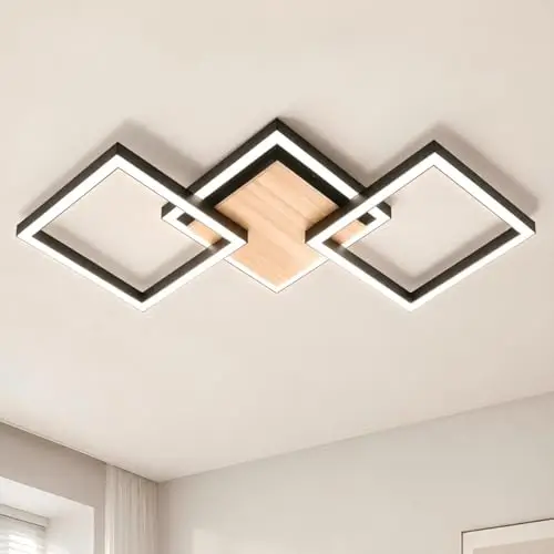 BrightFly Plafonnier LED Carré 62CM