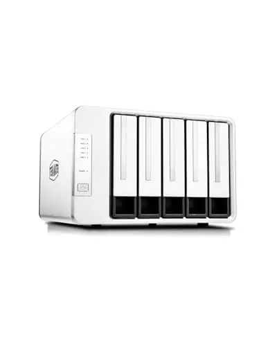 TERRAMASTER D5-310 5 Baies Enclosure HDD - Raid Matériel Prend en Charge Raid 5, 0, 1, 10, Single, JBOD - Stockage Direct Attaché USB 3.1 Type-C - Logiciel de Sauvegarde Inclus (sans Disque)
