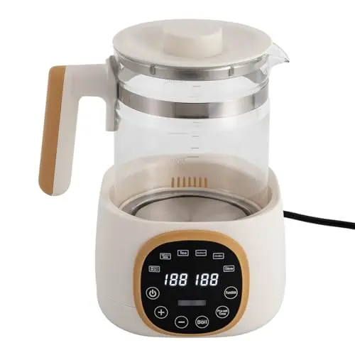 MINRS Préparateur de biberon pour bébé, garde au chaud pendant 72 heures, chauffe-biberon, bouilloire pour bébé, avec fonction de maintien au chaud, contrôle de la température, fonction mémoire,