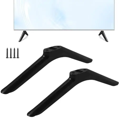 Pied TV Universel, Pied de Tele Universel, Compatible avec la Plupart des téléviseurs de 30 à 55 Pouces pour Samsung TV, Support TV Stable