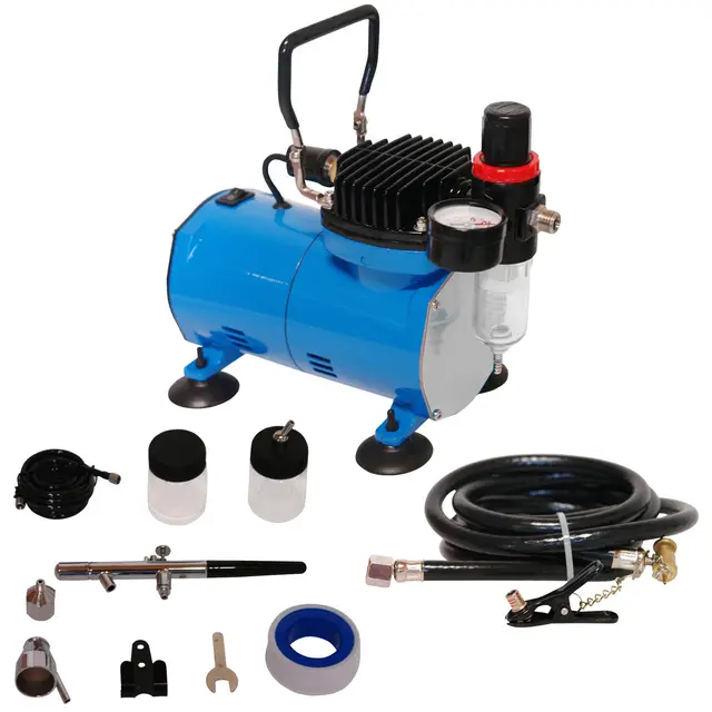 güde airbrush kompressor set 50068