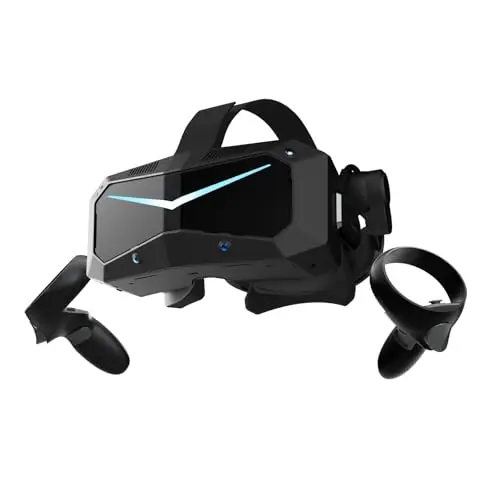 Casque VR Pimax Crystal Super, Version à paiement Complet - 3840x3840 par œil, Ultra-Large, Champ de Vision de 140°, Suivi oculaire, Ultra-Net pour Les simulations de vol et de Course et Le Gaming