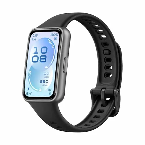 HUAWEI Band 11 Montres connectées, Tracker d'activité, Écran AMOLED 1,62 Pouces, Bracelet Intelligent avec HRV Moyenne du Sommeil, Autonomie allant jusqu'à 14 Jours, Android & iOS, Noir