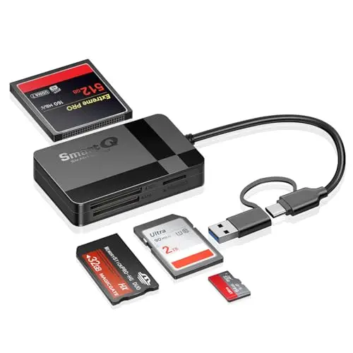 SmartQ C368 Pro Lecteur de carte 4 en 1