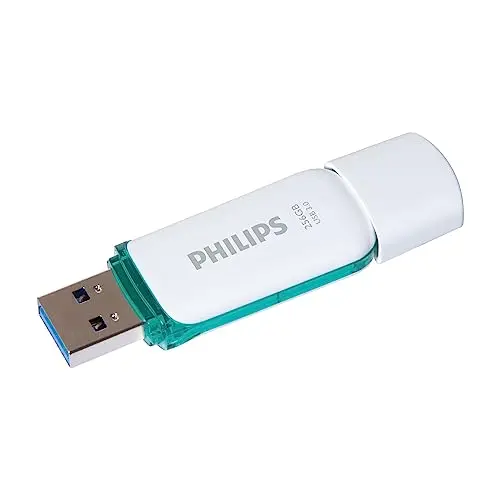 Philips Snow Édition Super Speed clé USB 3.0 256 Go pour PC, Ordinateur Portable, Stockage de données informatiques, Vitesse de Lecture jusqu'à 100 Mo/s