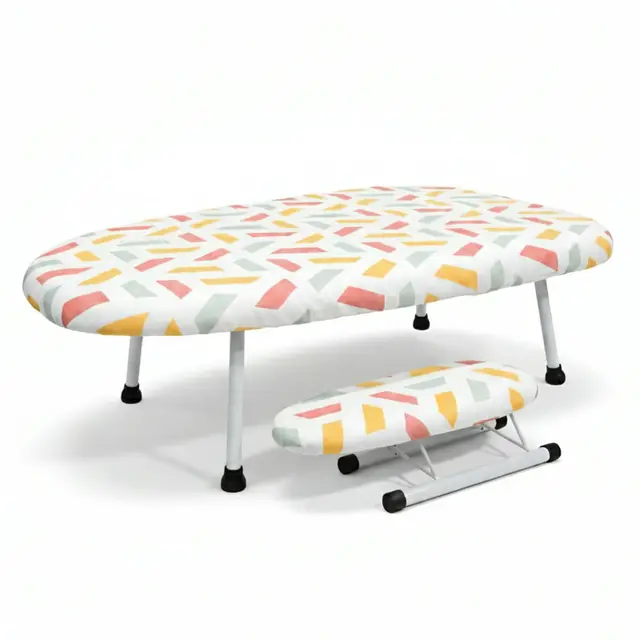 BeGrit Petite Planche a Repasser Mini Table Repassage Voyage avec Planche à Repasser pour Manches Pliage Petite Table a Repasser a Poser Compact Ironing Board pour la Maison la buanderie Les dortoirs