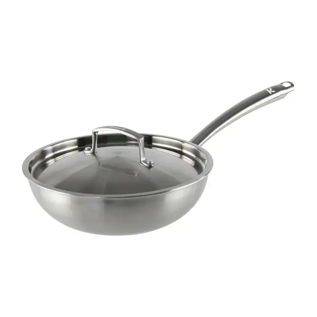 Kamberg Wok Acier Inox 28 cm