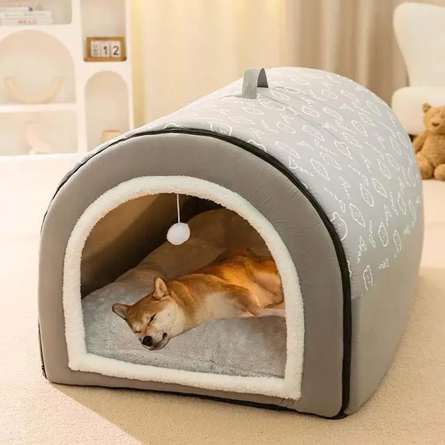 Generic Lit pour Chien et Niche 2 en 1