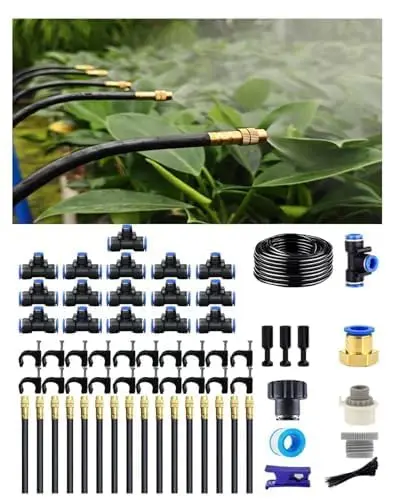 LSYLMYCW Kit d'Irrigation Goutte-à-Goutte 15 m 41 pièces