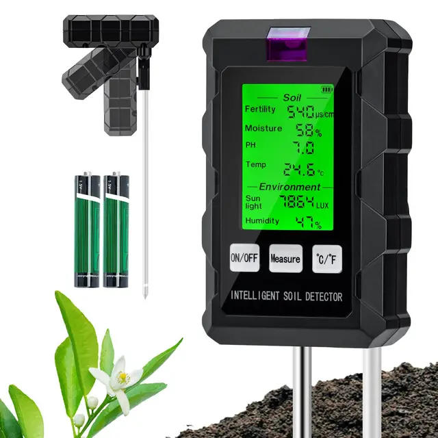 Wigearss Testeur de pH du Sol 6 en 1