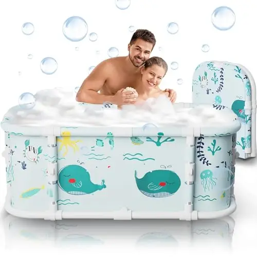 Kiseely Baignoire Pliable 120 cm