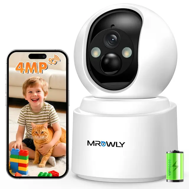 mrowly caméra animaux 360° 2.5k