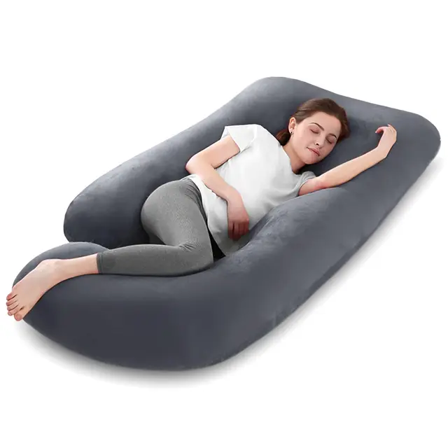 Mozvvco Coussin de Grossesse en Forme de J